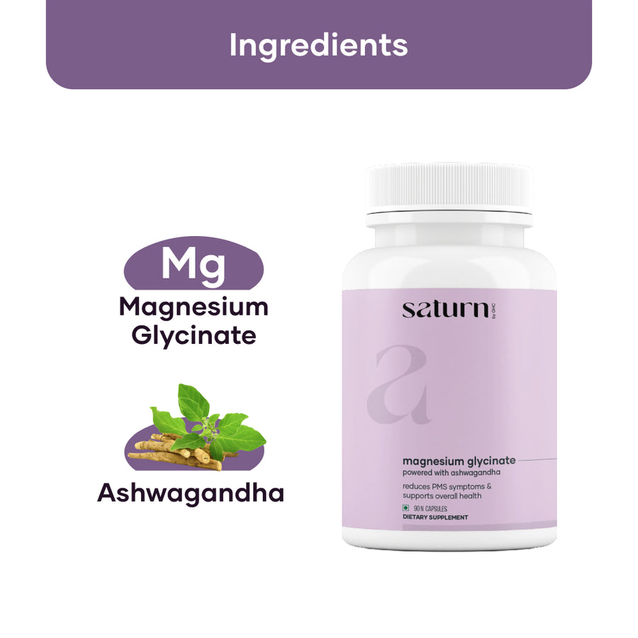 Magnesium Glycinate Caps: Powered with Ashwagandha